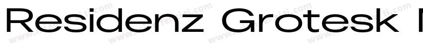 Residenz Grotesk Med字体转换